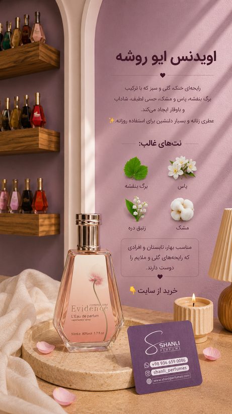 عطر ادکلن ۵۰ میل اویدنس ایوروشه فرگرانس