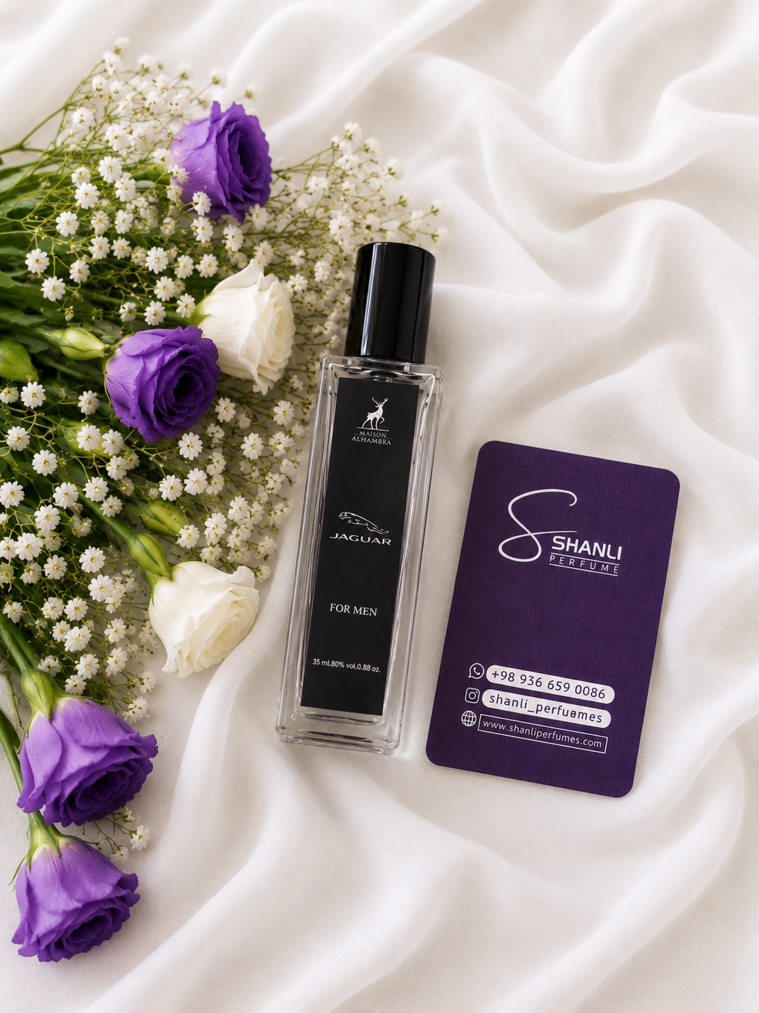 عطر ادکلن مردانه جگوار مشکی ۳۵ میل