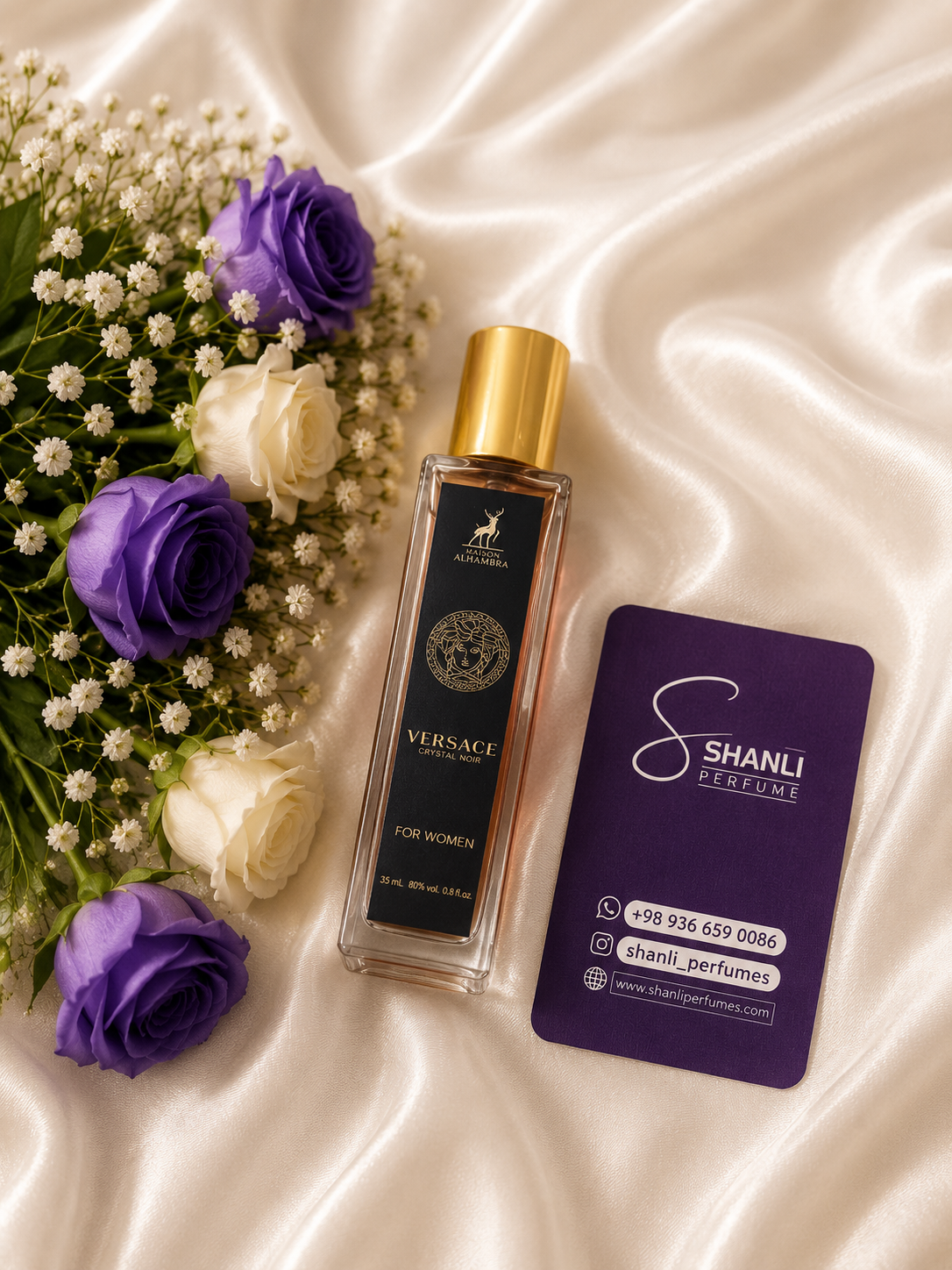 عطر ادکلن زنانه ورساچه کریستال نویر ۳۵ میل