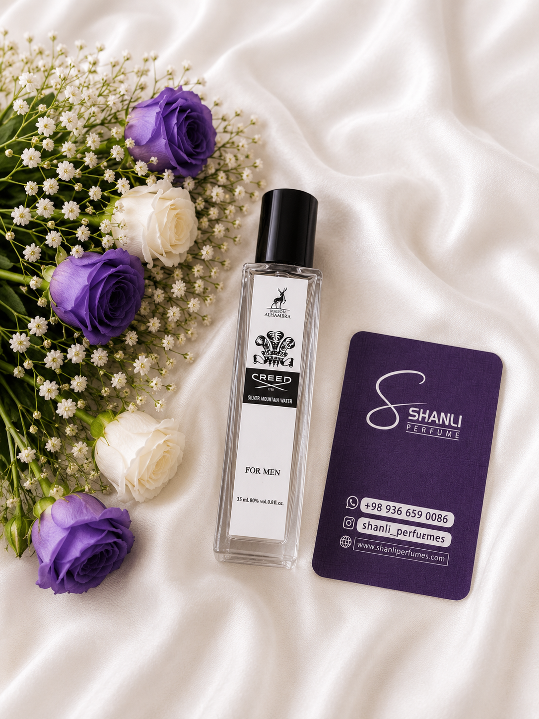 عطر ادکلن کرید سیلور مانتین واتر ۳۵ میل الحمبرا