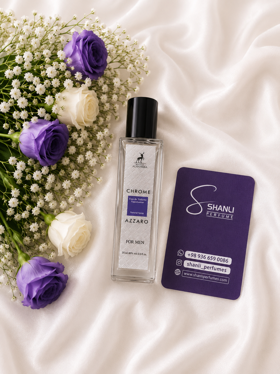عطر ادکلن مردانه آزارو کروم ۳۵ میل