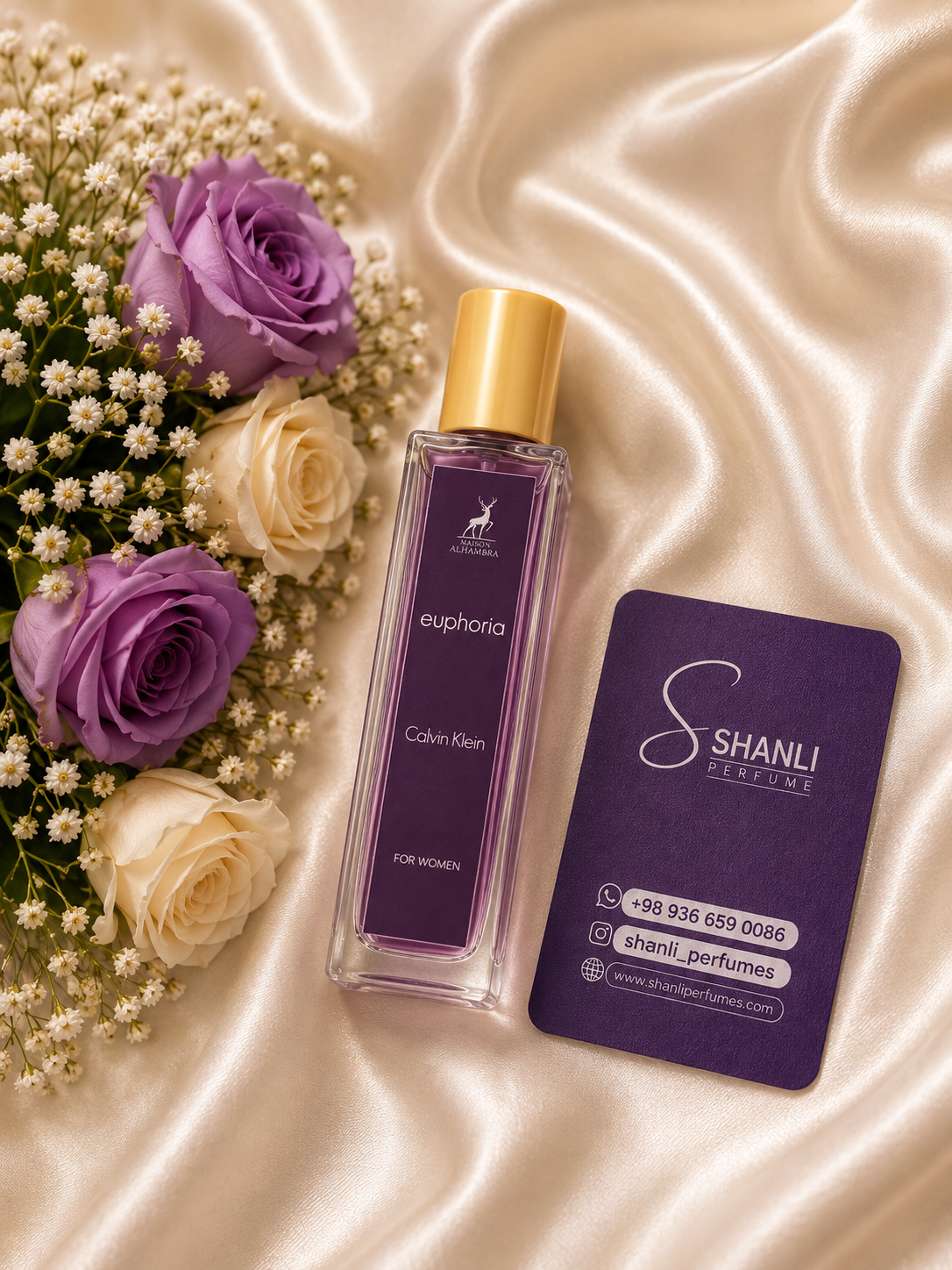 عطر ادکلن زنانه ایفوریا ۳۵ میل الحمبرا