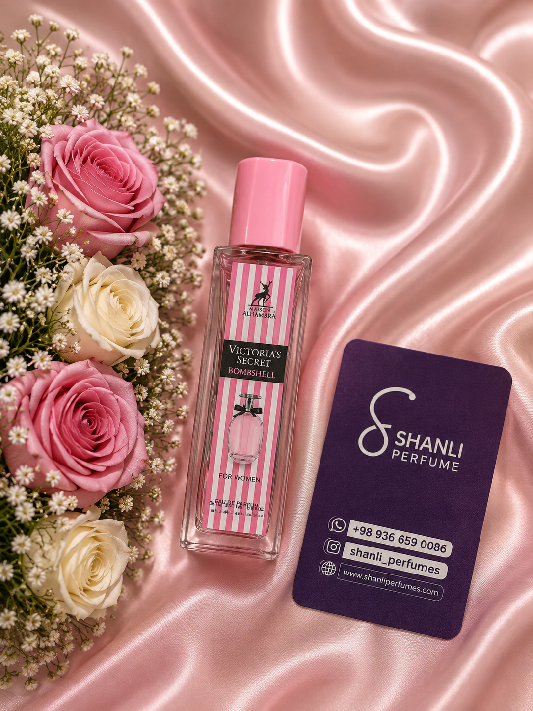 عطرادکلن زنانه ویکتوریا سکرت ۳۵ میل الحمبرا