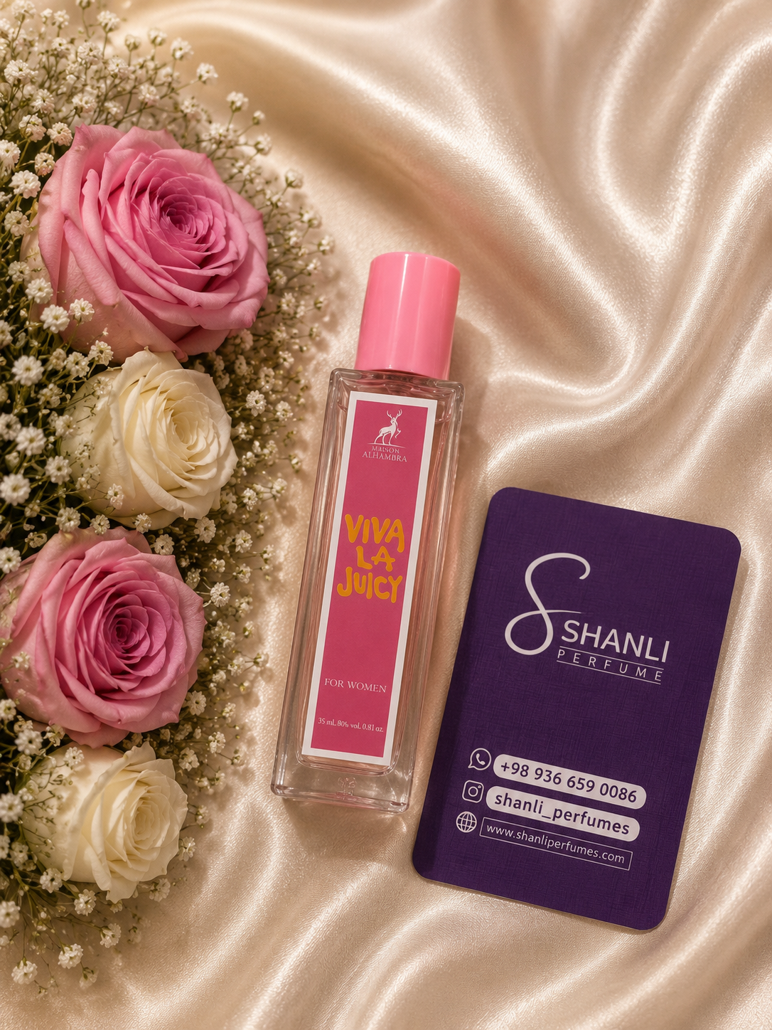 عطر ادکلن زنانه ویوالا جویسی ۳۵ میل الحمبرا
