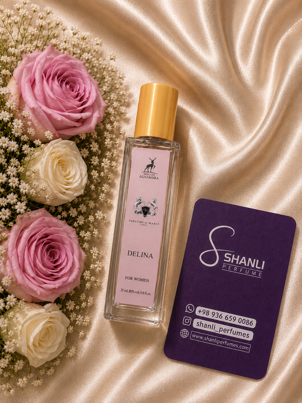 عطر ادکلن زنانه مارلی دلینا ۳۵ میل الحمبرا