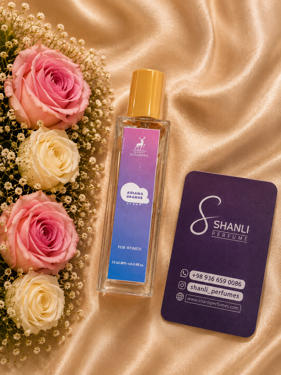 عطر ادکلن آریانا گرانده کلود ۳۵ میل الحمبرا