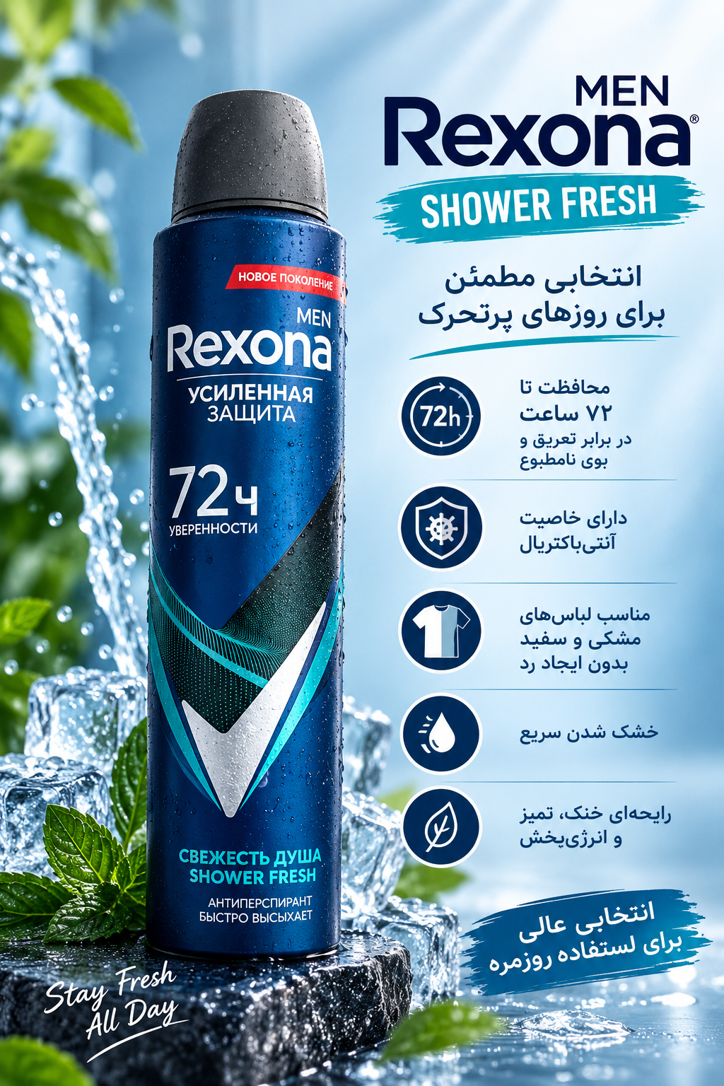 اسپری مردانه رکسونا