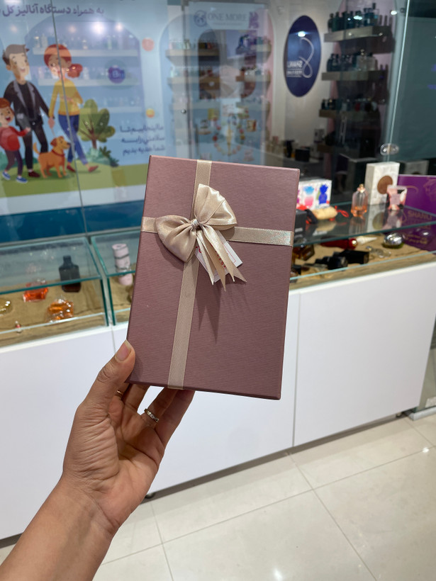 باکس عطر روبان دار مستطیلی