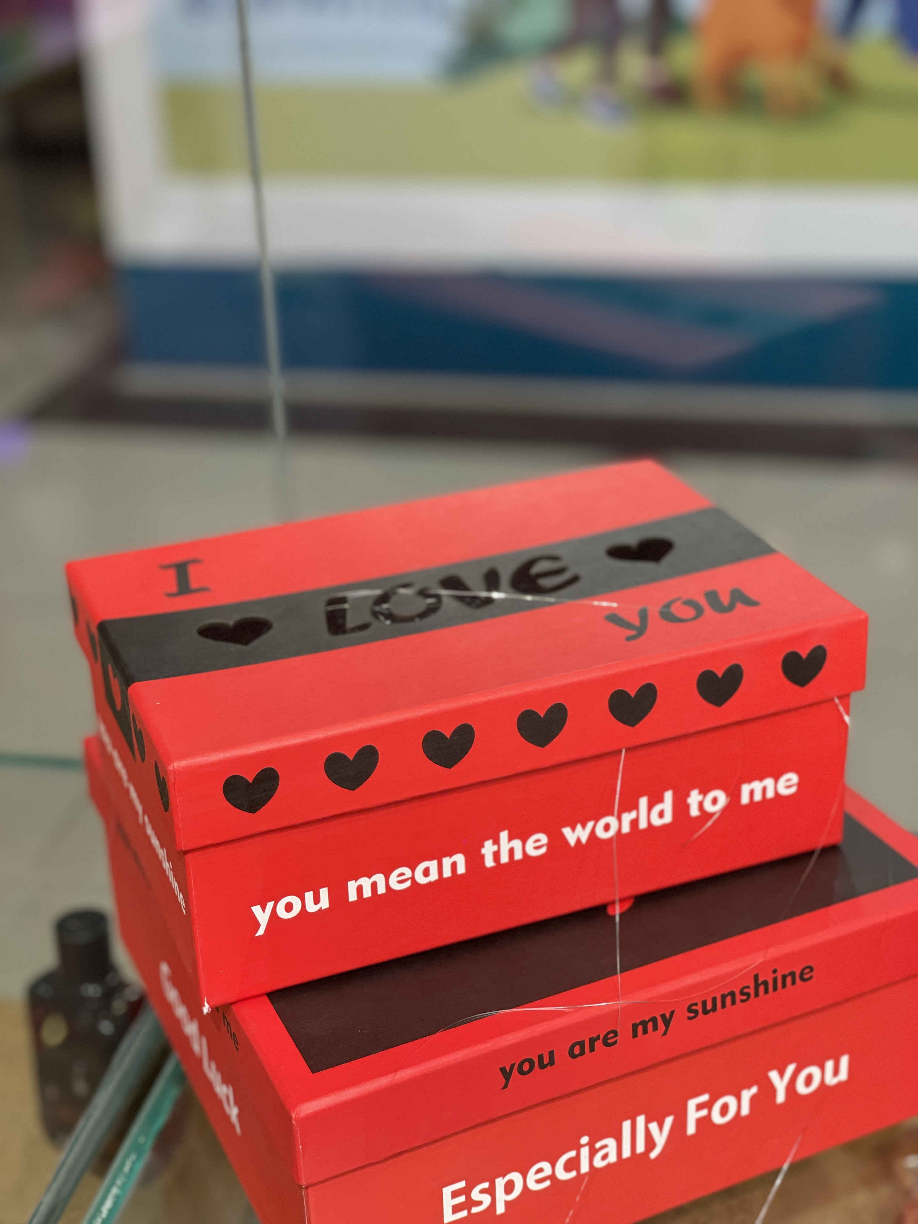 باکس I Love you قرمز بزرگ